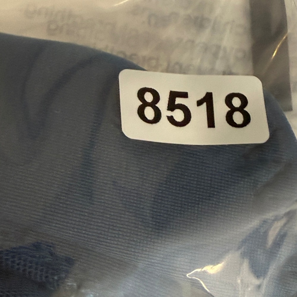 Simone Perele Delice Sheer Plunge Bra 34F Prestige Blue Embroidered 12X319 NEW - Picture 10 of 10